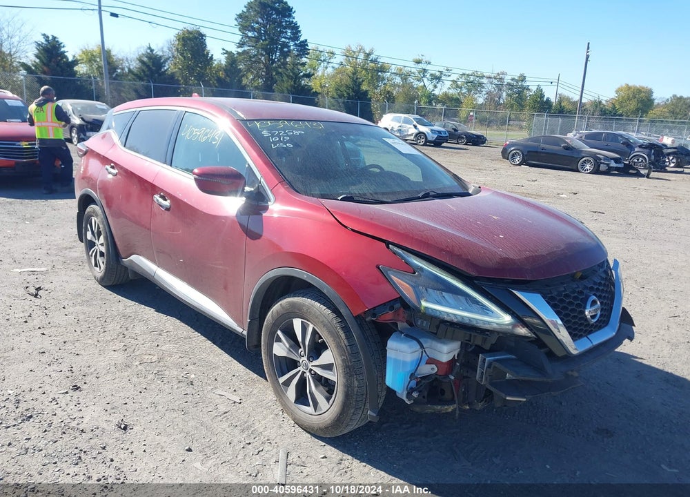 2019 NISSAN MURANO S VIN: 5N1AZ2MSXKN106586