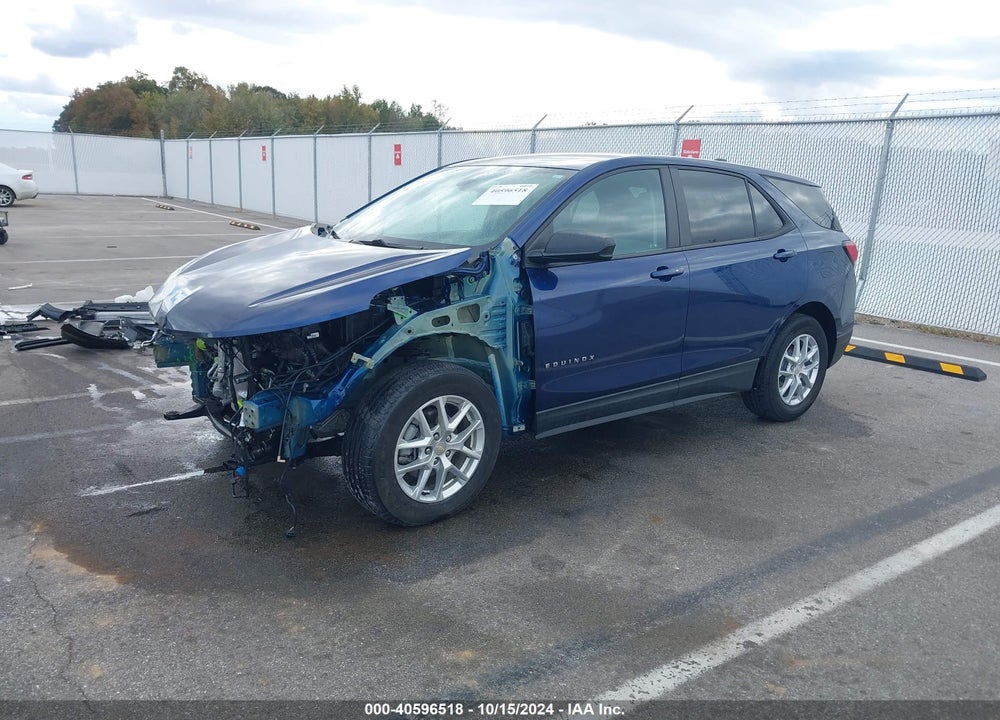 2022 CHEVROLET EQUINOX FWD LS VIN: 3GNAXHEV4NS237116