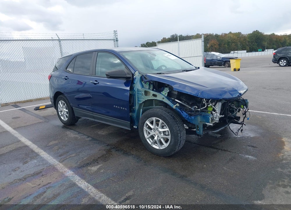 2022 CHEVROLET EQUINOX FWD LS VIN: 3GNAXHEV4NS237116