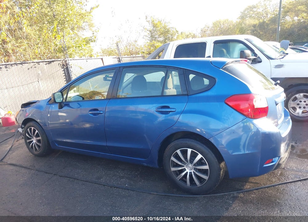 2014 SUBARU IMPREZA 2.0I VIN: JF1GPAA69E8291504