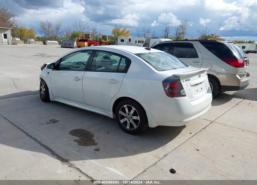 2012 NISSAN SENTRA 2.0 SR VIN: 3N1AB6AP0CL643679