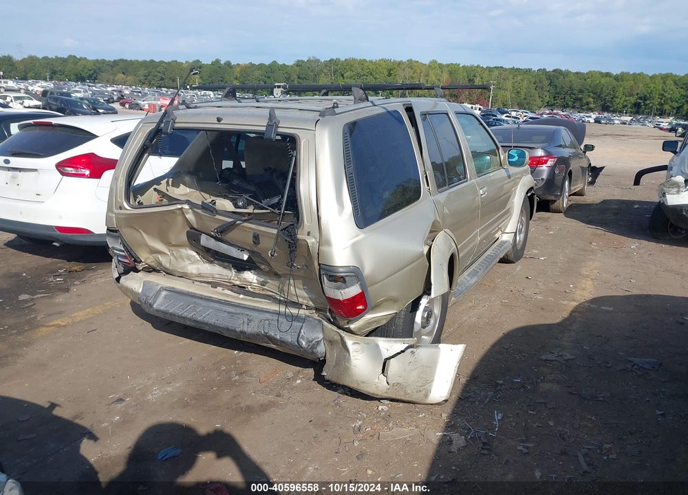 2000 INFINITI QX4 VIN: JNRAR07Y2YW078018