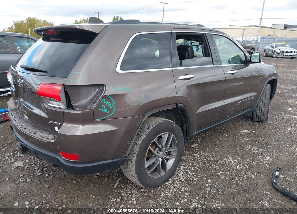 2017 JEEP GRAND CHEROKEE LIMITED 4X4 VIN: 1C4RJFBT9HC711107