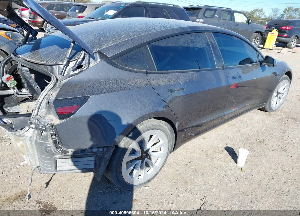 2022 TESLA MODEL 3 LONG RANGE DUAL MOTOR ALL-WHEEL DRIVE VIN: 5YJ3E1EB8NF272836
