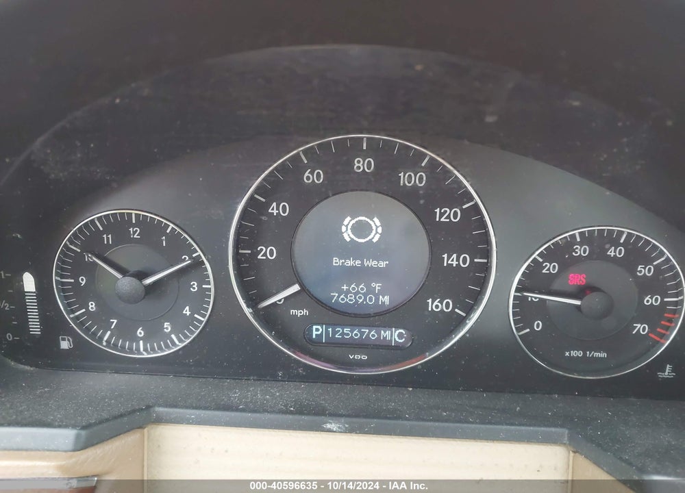 2009 MERCEDES-BENZ E 350 4MATIC VIN: WDBUF87X89B366578