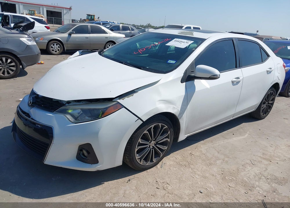 2015 TOYOTA COROLLA L/LE/LE PLS/PRM/S/S PLS VIN: 5YFBURHE7FP257950