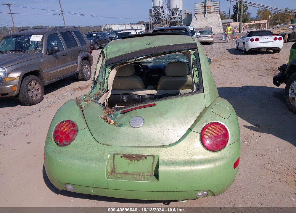 2003 VOLKSWAGEN NEW BEETLE GLX VIN: 3VWDD21C03M404313