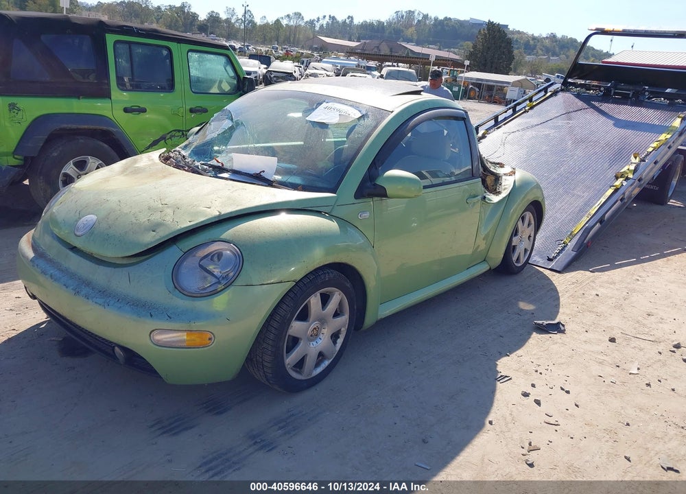 2003 VOLKSWAGEN NEW BEETLE GLX VIN: 3VWDD21C03M404313