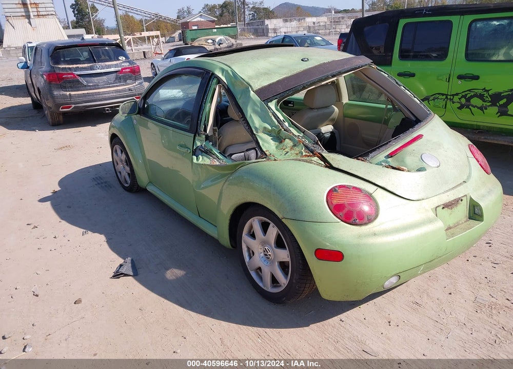 2003 VOLKSWAGEN NEW BEETLE GLX VIN: 3VWDD21C03M404313