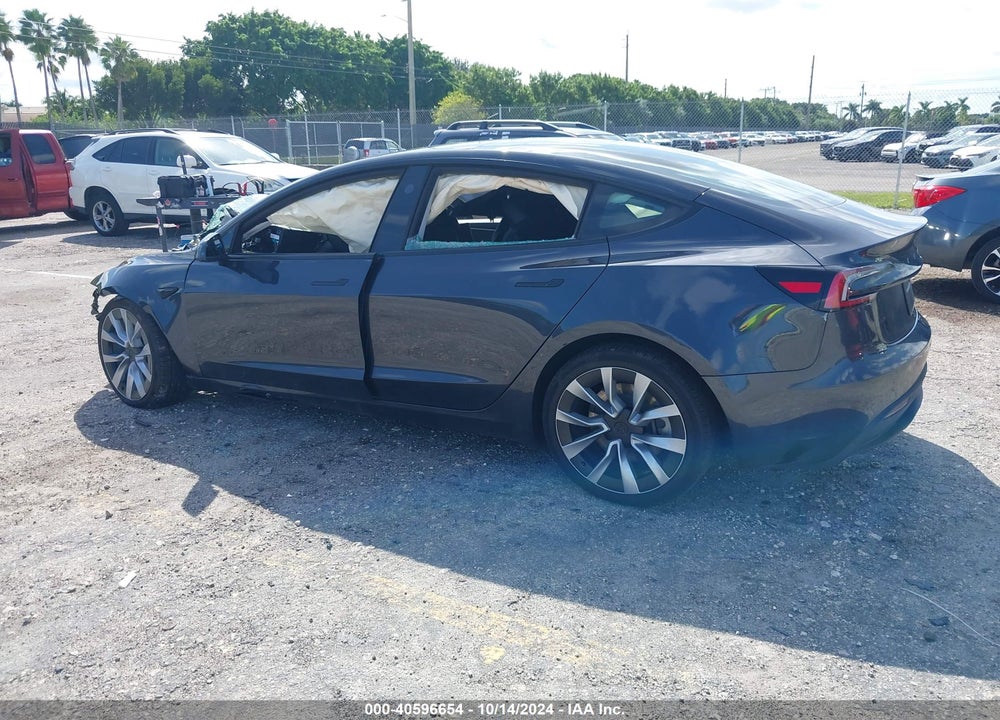 2024 TESLA MODEL 3 REAR-WHEEL DRIVE VIN: 5YJ3E1EA2RF751069