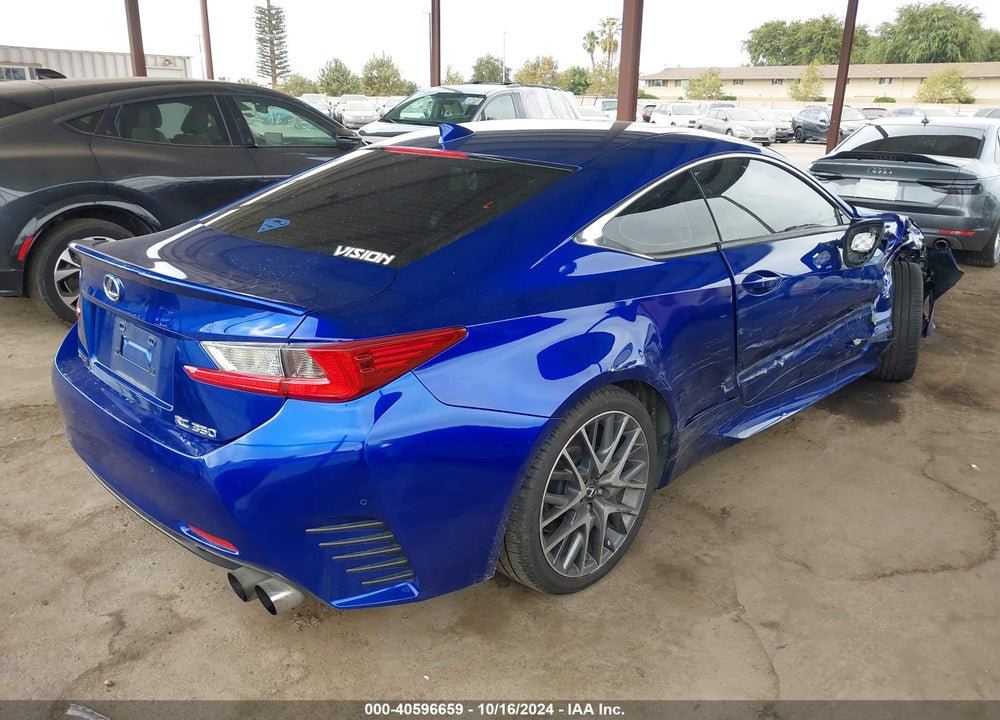 2015 LEXUS RC 350 VIN: JTHHE5BC3F5009536