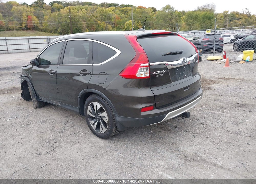 2015 HONDA CR-V TOURING VIN: 5J6RM4H9XFL027617