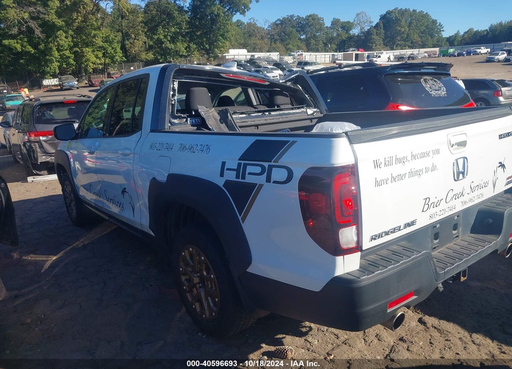 2022 HONDA RIDGELINE SPORT VIN: 5FPYK3F16NB001555