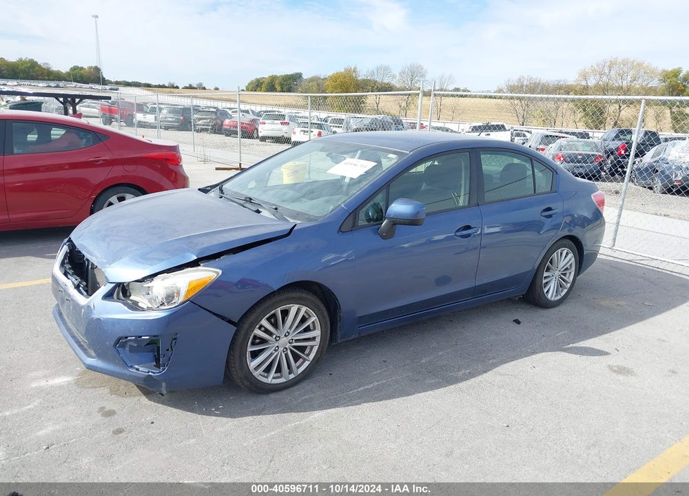 2013 SUBARU IMPREZA 2.0I PREMIUM VIN: JF1GJAE69DH026012