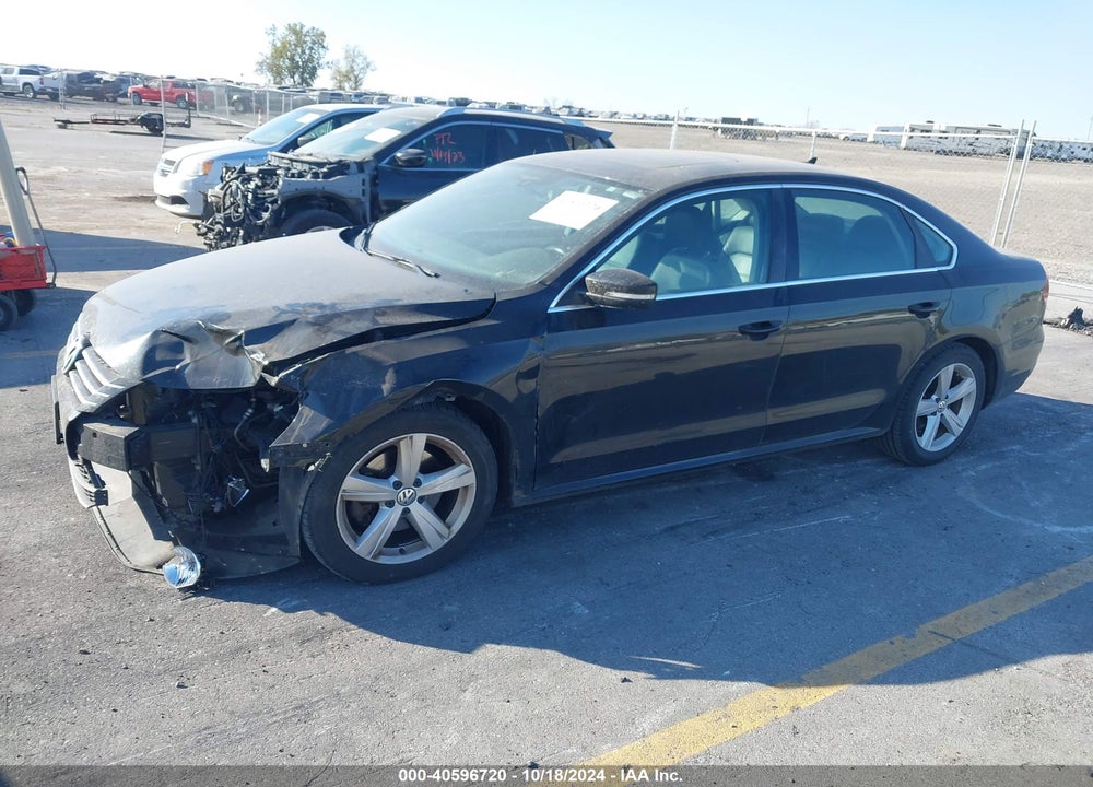 2013 VOLKSWAGEN PASSAT 2.5L SE VIN: 1VWBP7A32DC135231