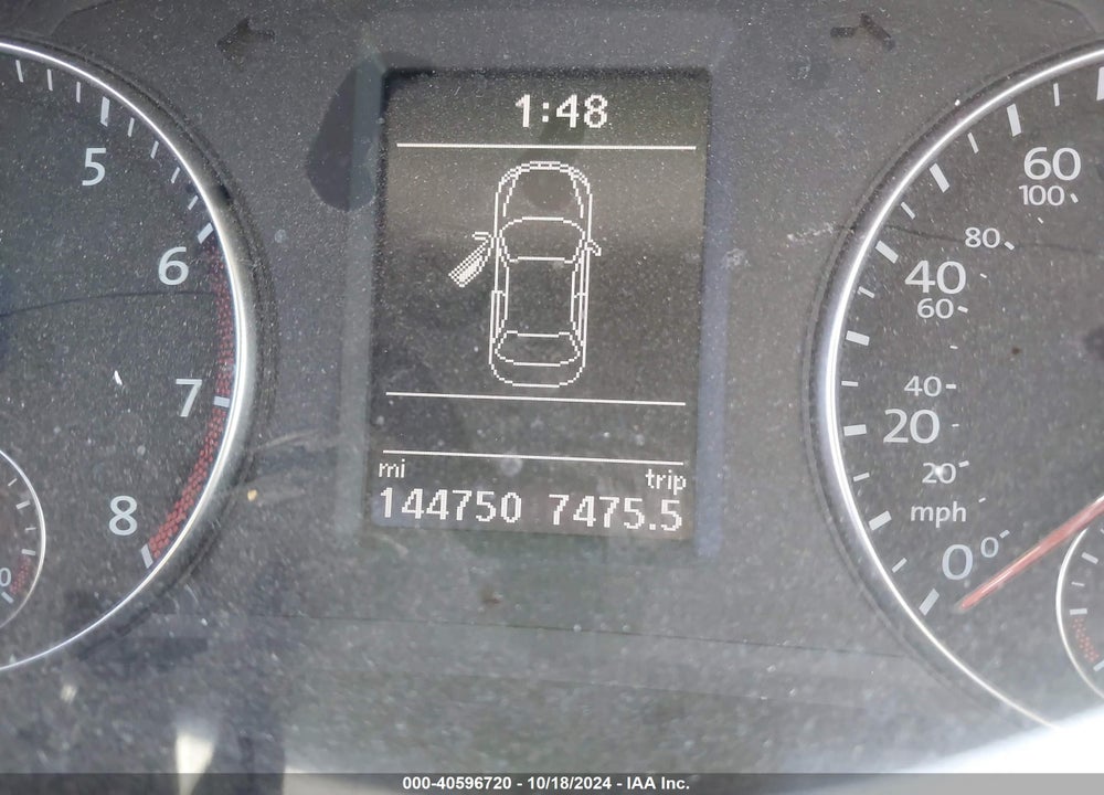 2013 VOLKSWAGEN PASSAT 2.5L SE VIN: 1VWBP7A32DC135231
