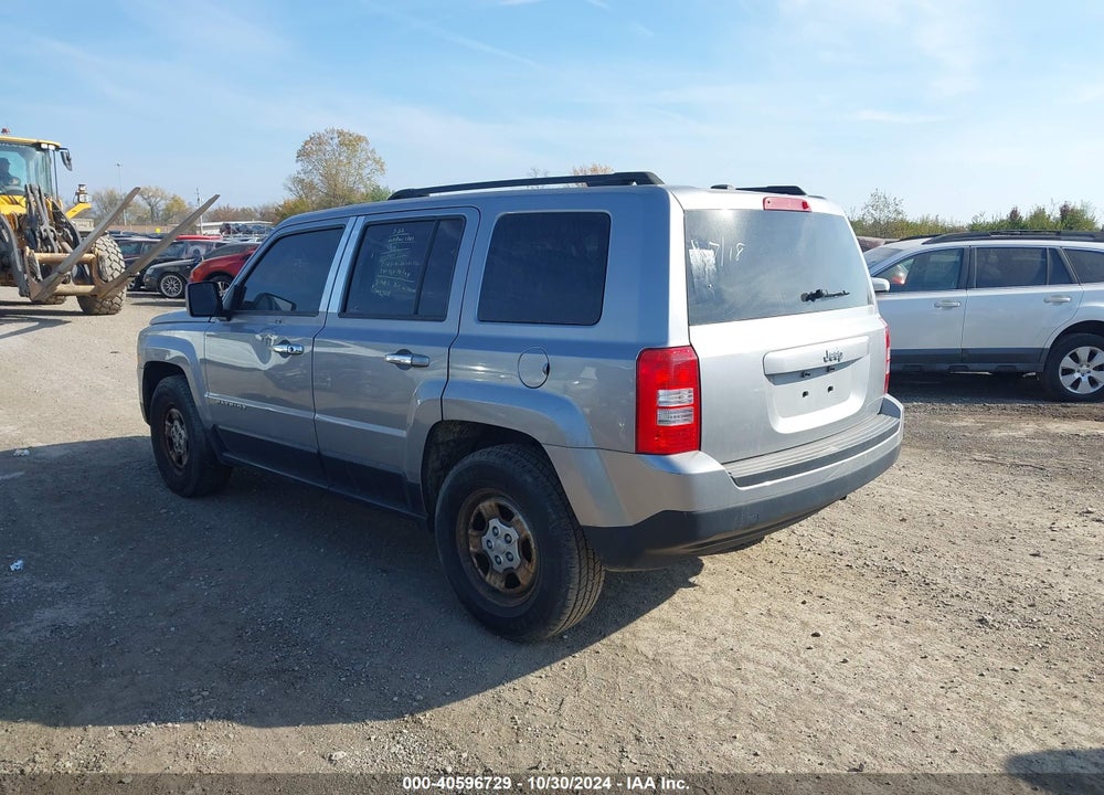 2017 JEEP PATRIOT SPORT FWD VIN: 1C4NJPBA4HD131289