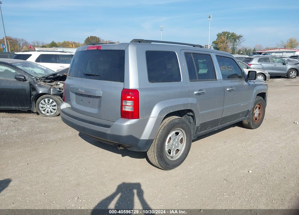 2017 JEEP PATRIOT SPORT FWD VIN: 1C4NJPBA4HD131289