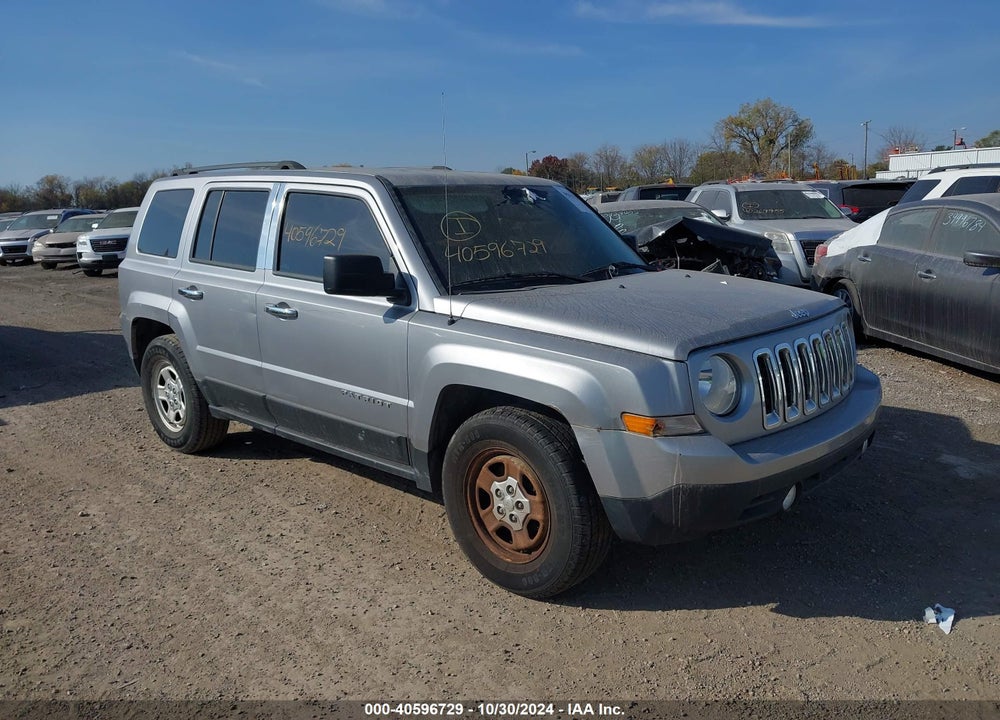 2017 JEEP PATRIOT SPORT FWD VIN: 1C4NJPBA4HD131289