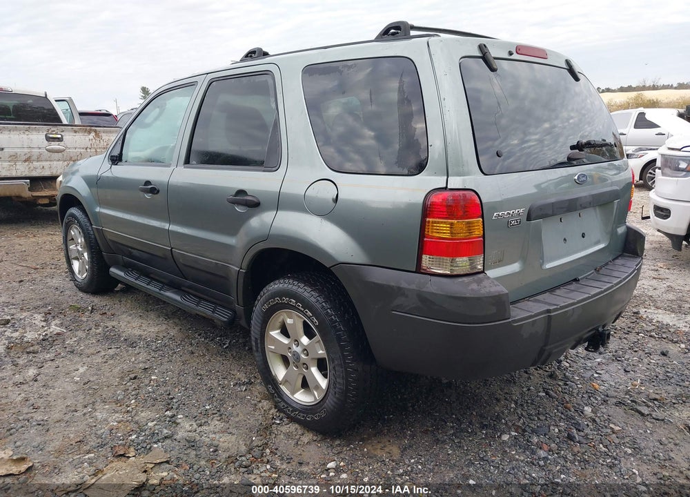 2005 FORD ESCAPE XLT VIN: 1FMYU03155KB07306