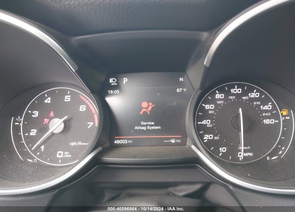 2018 ALFA ROMEO STELVIO TI AWD VIN: ZASFAKBN2J7B78228