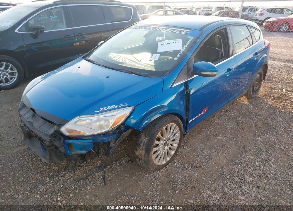 2012 FORD FOCUS TITANIUM VIN: 1FAHP3N27CL472196