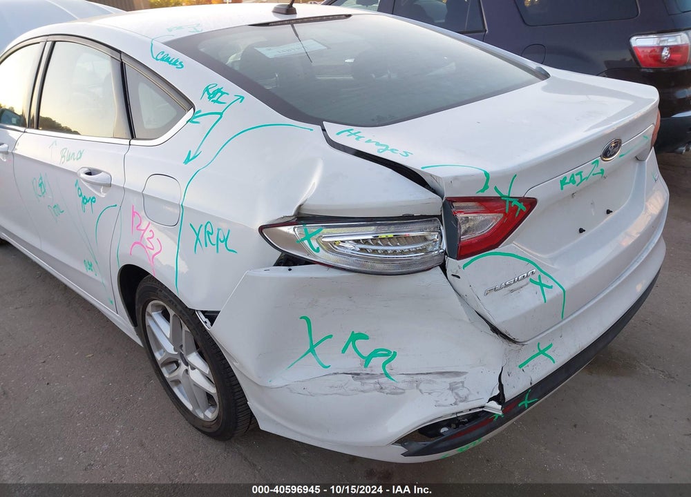 2014 FORD FUSION SE VIN: 3FA6P0H74ER391853