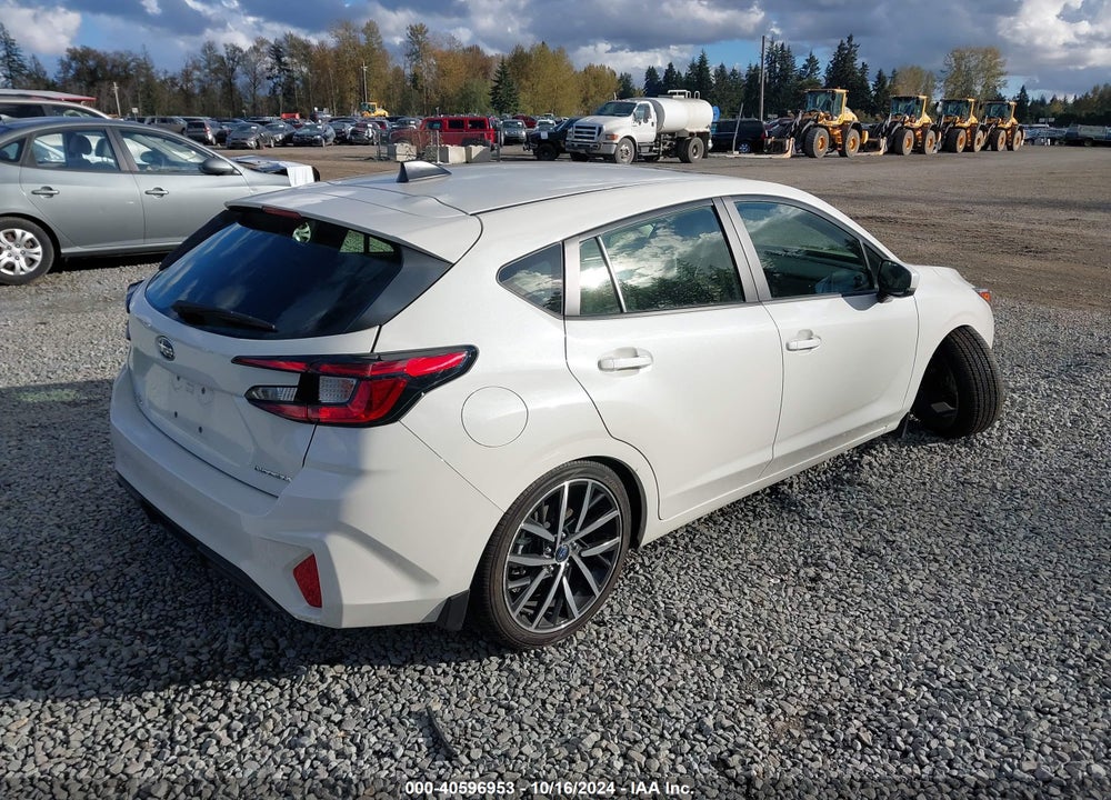 2024 SUBARU IMPREZA SPORT 5-DOOR VIN: JF1GUAFC2R8323691