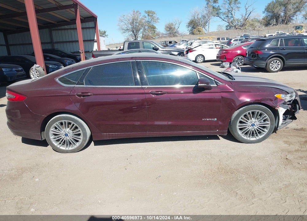 2013 FORD FUSION HYBRID SE VIN: 3FA6P0LU3DR163404
