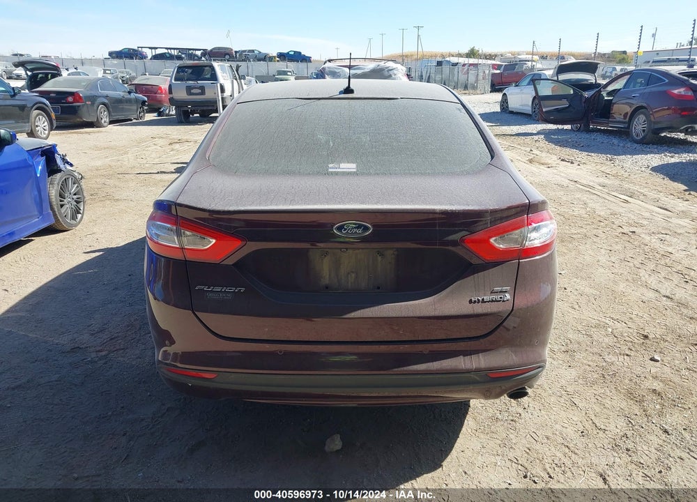 2013 FORD FUSION HYBRID SE VIN: 3FA6P0LU3DR163404
