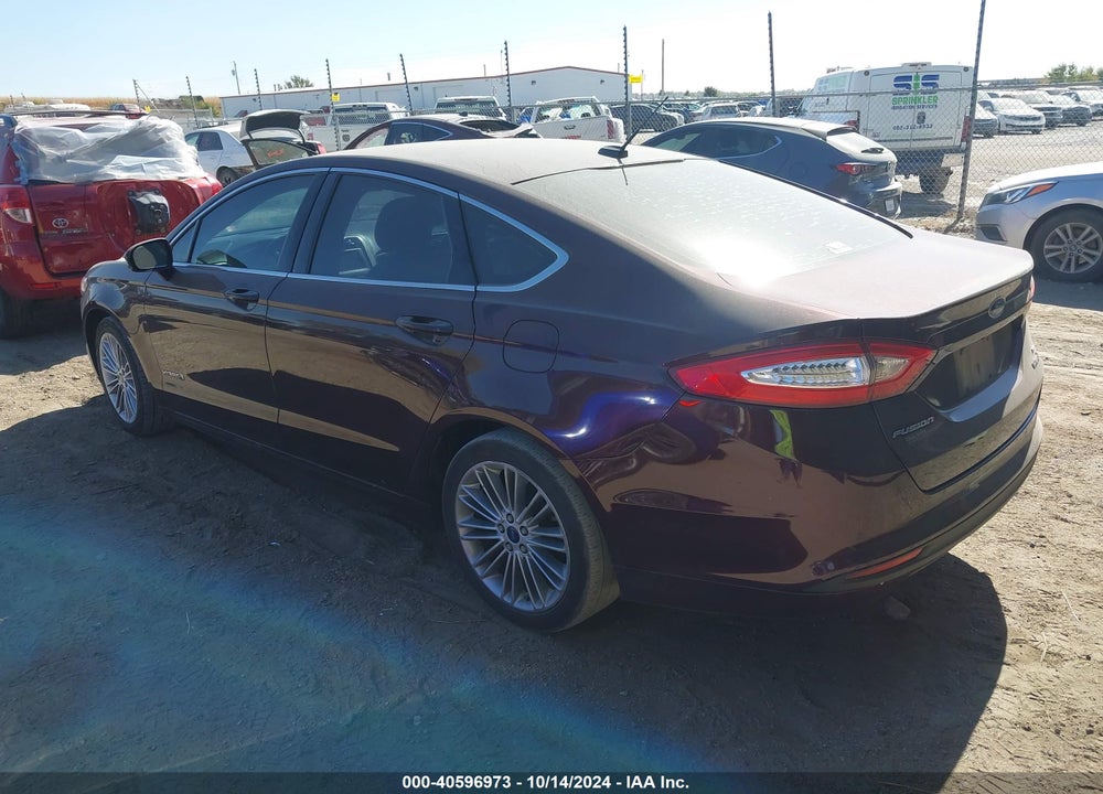 2013 FORD FUSION HYBRID SE VIN: 3FA6P0LU3DR163404