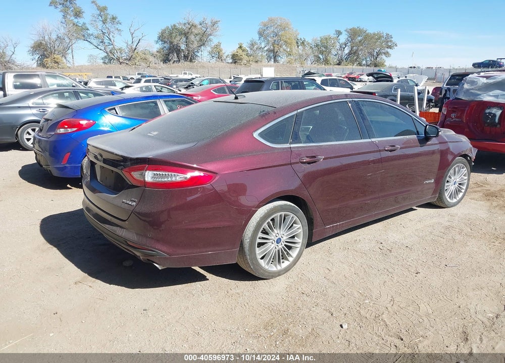 2013 FORD FUSION HYBRID SE VIN: 3FA6P0LU3DR163404