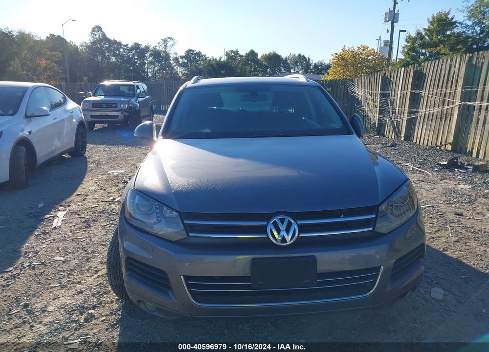 2012 VOLKSWAGEN TOUAREG VR6 SPORT VIN: WVGEF9BP9CD007590