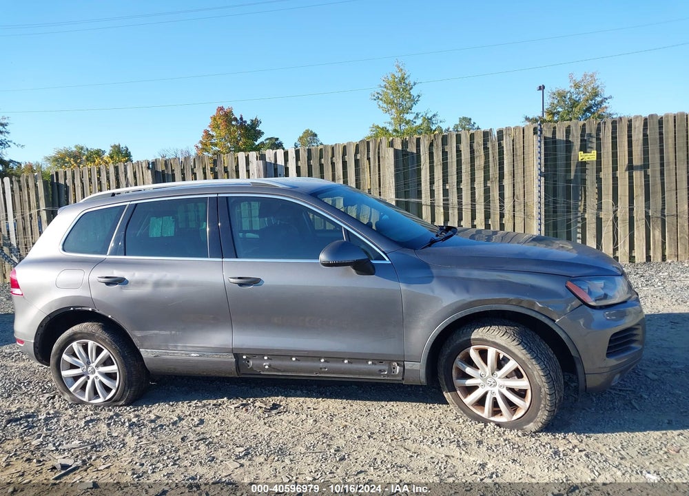 2012 VOLKSWAGEN TOUAREG VR6 SPORT VIN: WVGEF9BP9CD007590
