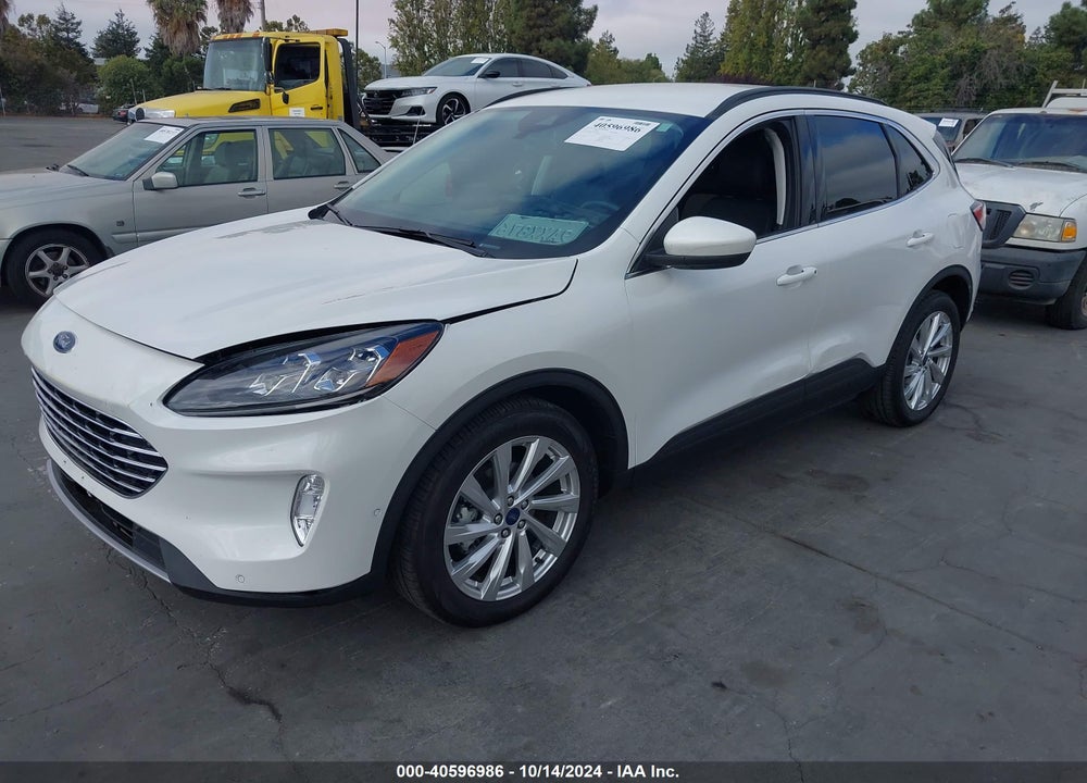 2022 FORD ESCAPE TITANIUM HYBRID VIN: 1FMCU0DZ1NUA27293