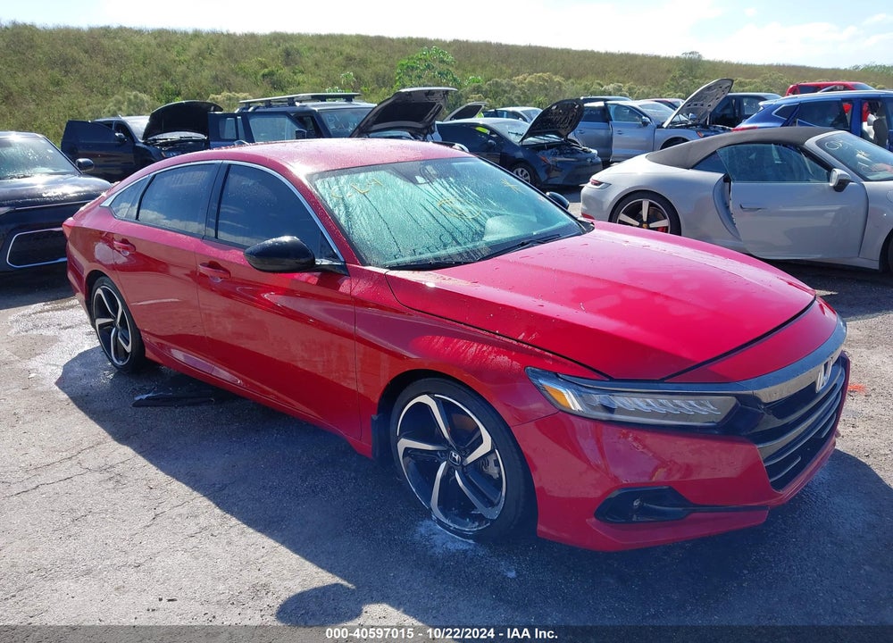 2022 HONDA ACCORD SPORT VIN: 1HGCV1F33NA018579
