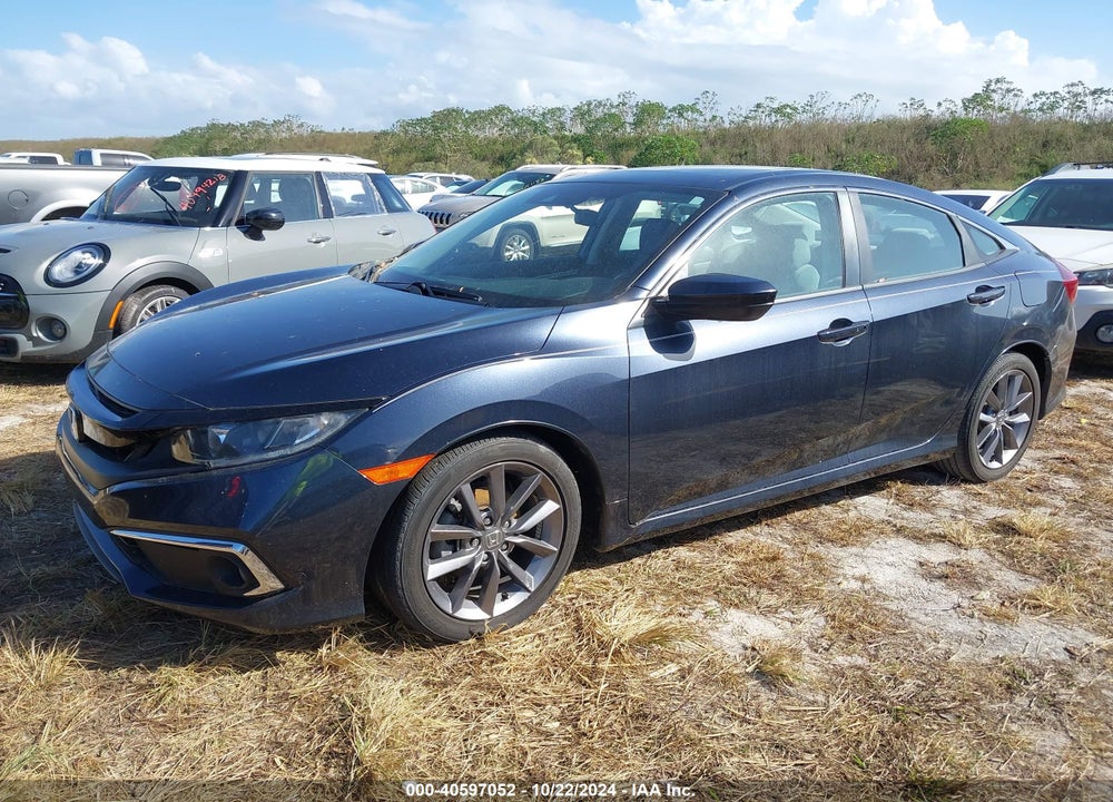 2019 HONDA CIVIC EX VIN: 19XFC1F30KE010241
