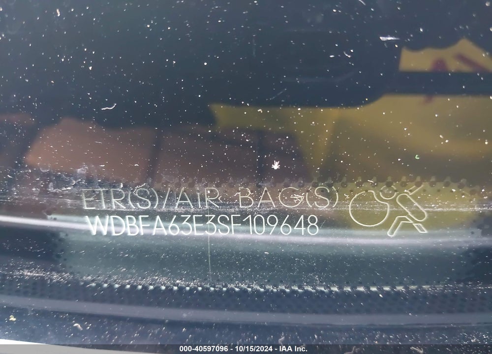 1995 MERCEDES-BENZ SL 320 VIN: WDBFA63E3SF109648