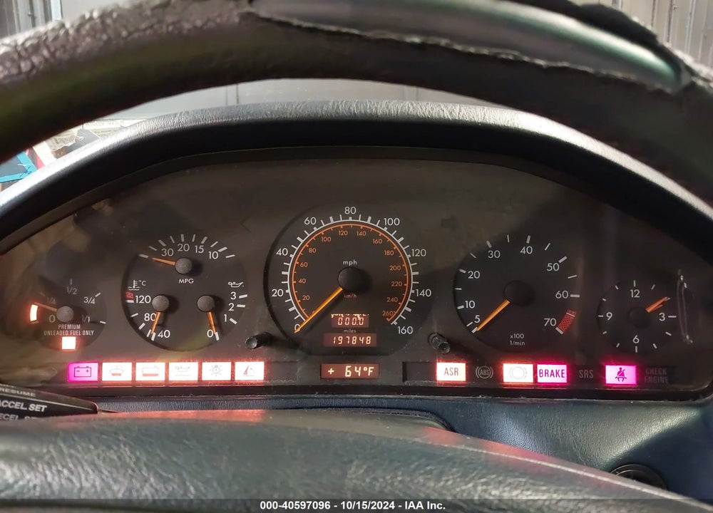 1995 MERCEDES-BENZ SL 320 VIN: WDBFA63E3SF109648