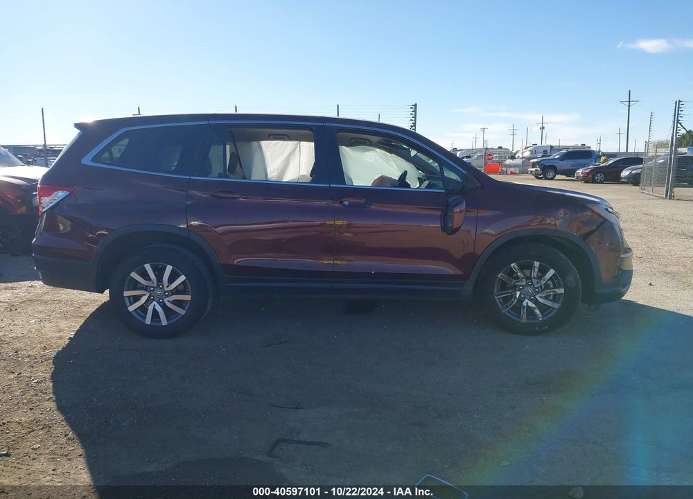2020 HONDA PILOT 2WD EX VIN: 5FNYF5H39LB022212