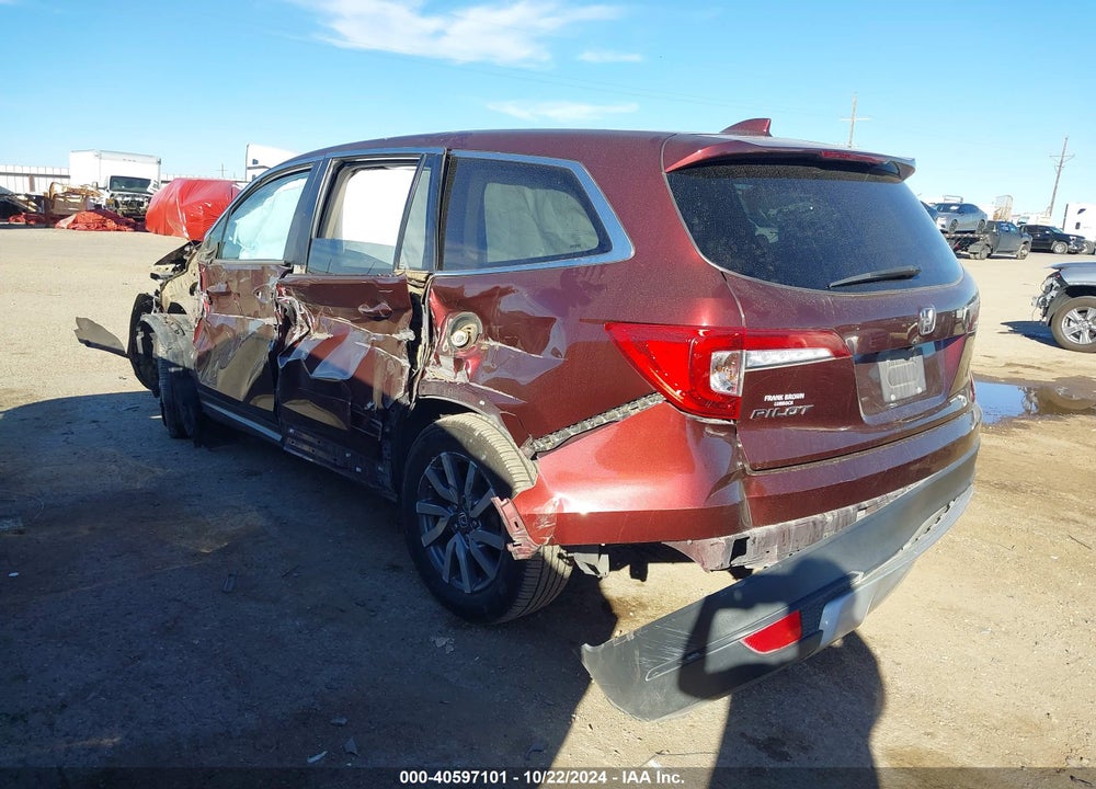 2020 HONDA PILOT 2WD EX VIN: 5FNYF5H39LB022212