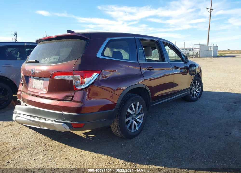 2020 HONDA PILOT 2WD EX VIN: 5FNYF5H39LB022212