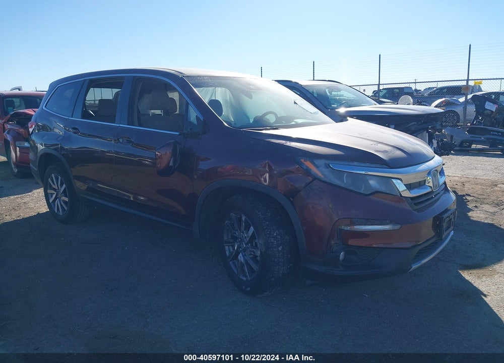 2020 HONDA PILOT 2WD EX VIN: 5FNYF5H39LB022212