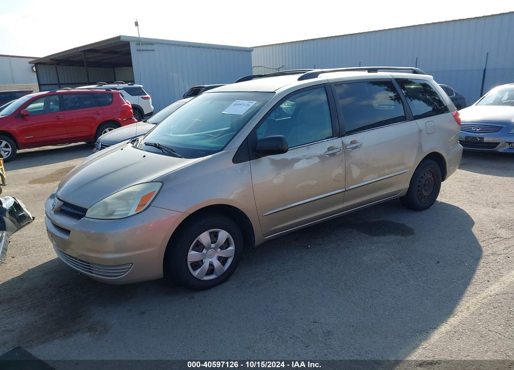 2004 TOYOTA SIENNA LE VIN: 5TDZA23C24S064923