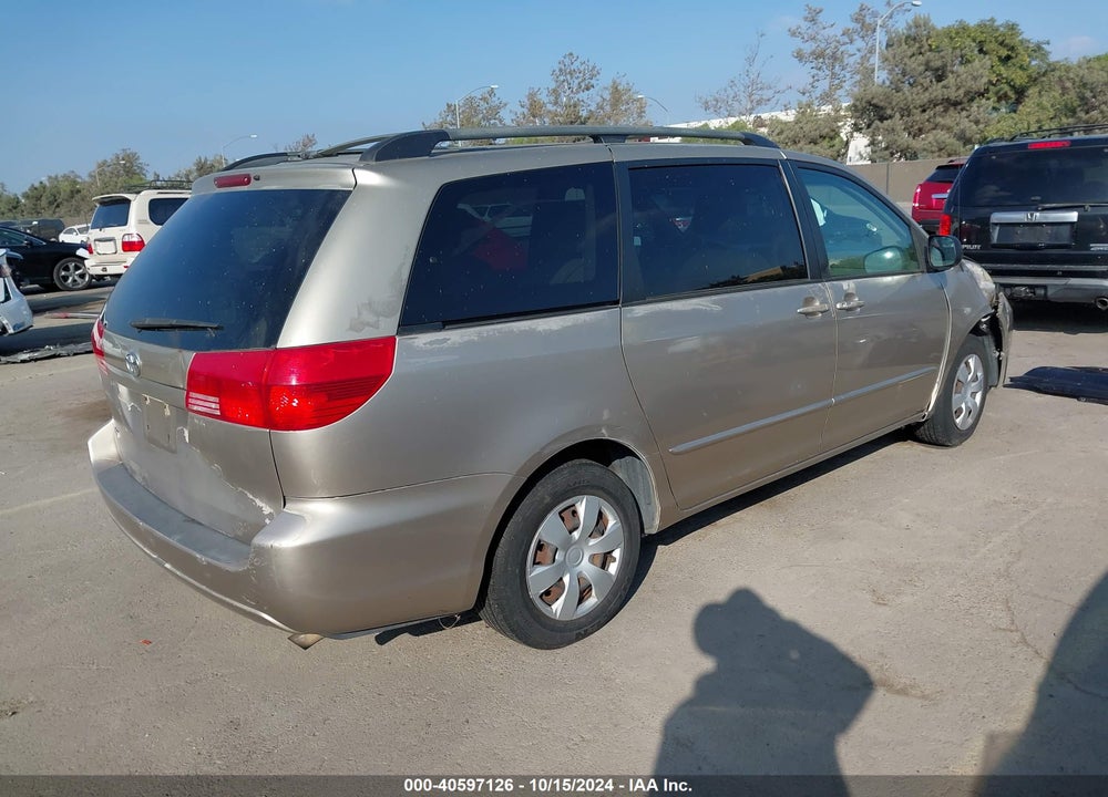 2004 TOYOTA SIENNA LE VIN: 5TDZA23C24S064923