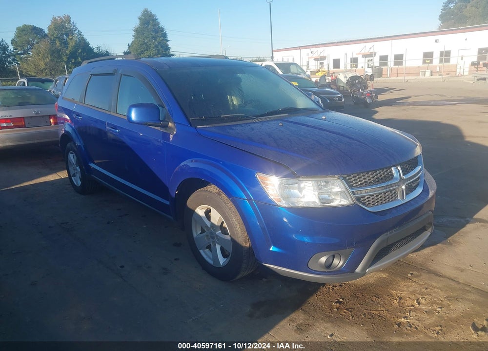 2012 DODGE JOURNEY SXT VIN: 3C4PDDBGXCT346987