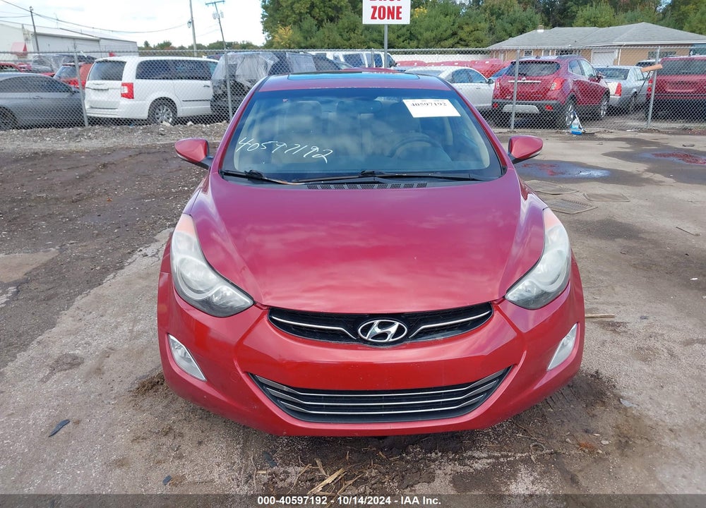 2012 HYUNDAI ELANTRA LIMITED (ULSAN PLANT) VIN: KMHDH4AE7CU464990