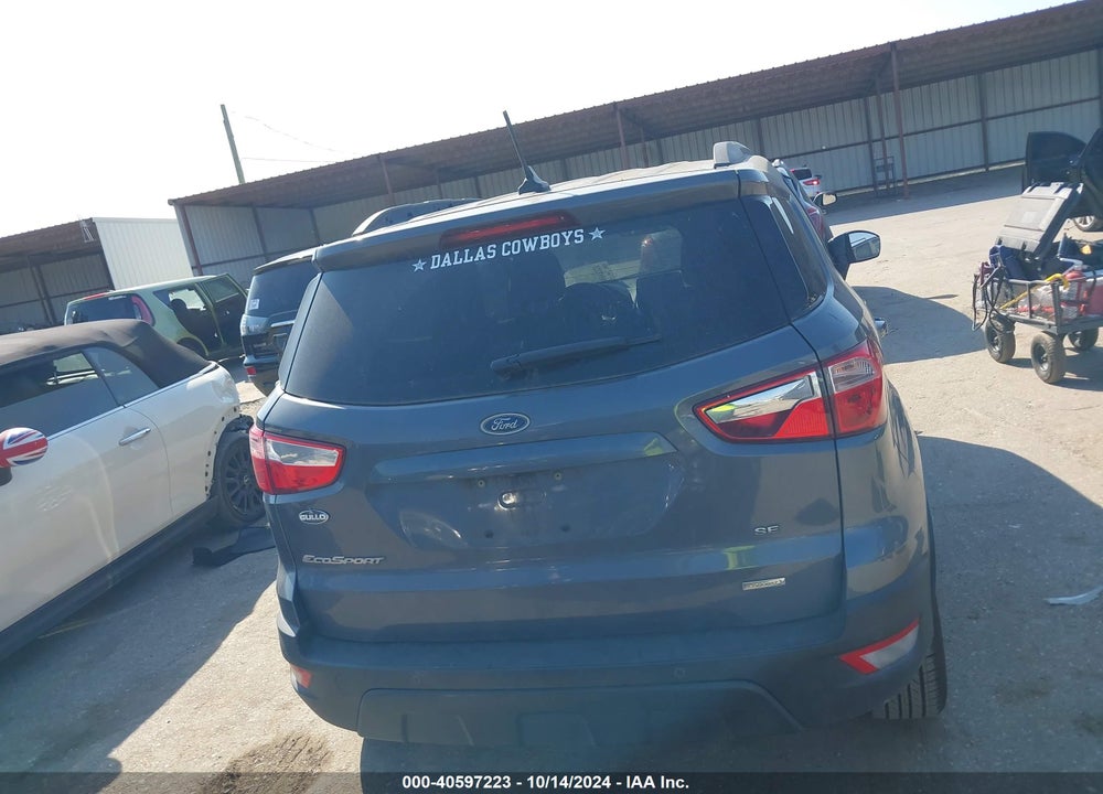 2018 FORD ECOSPORT SE VIN: MAJ3P1TE4JC219815
