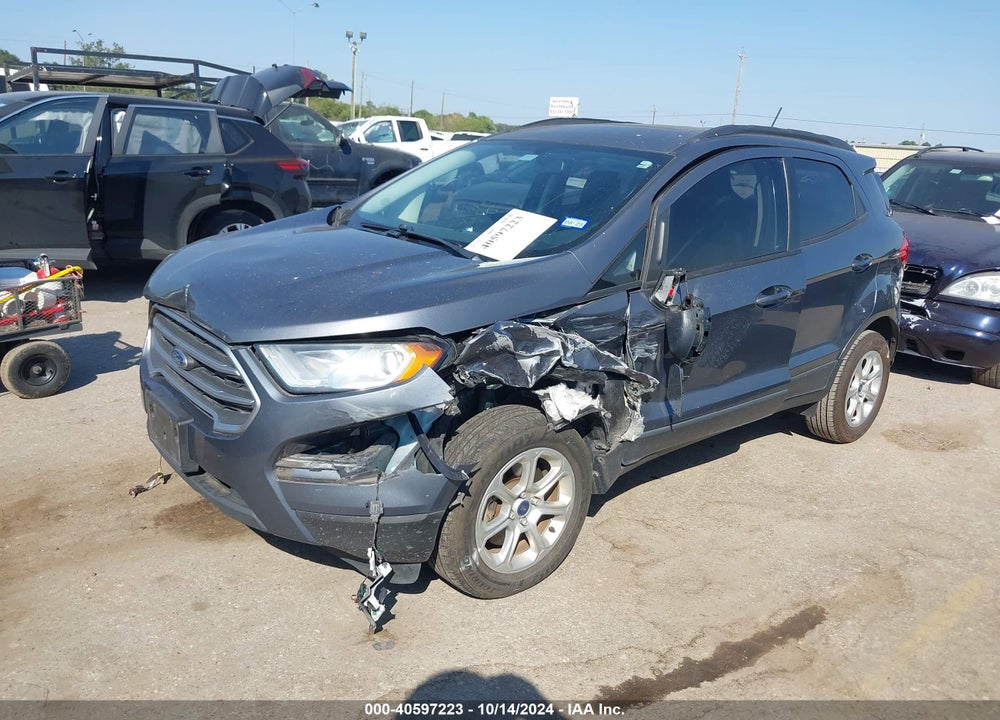 2018 FORD ECOSPORT SE VIN: MAJ3P1TE4JC219815