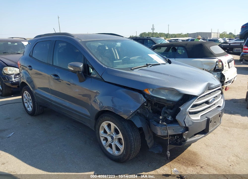 2018 FORD ECOSPORT SE VIN: MAJ3P1TE4JC219815